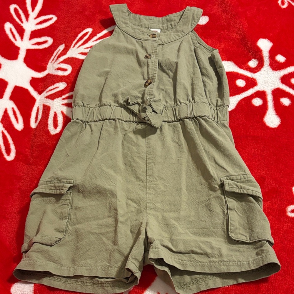 Olive Green Romper